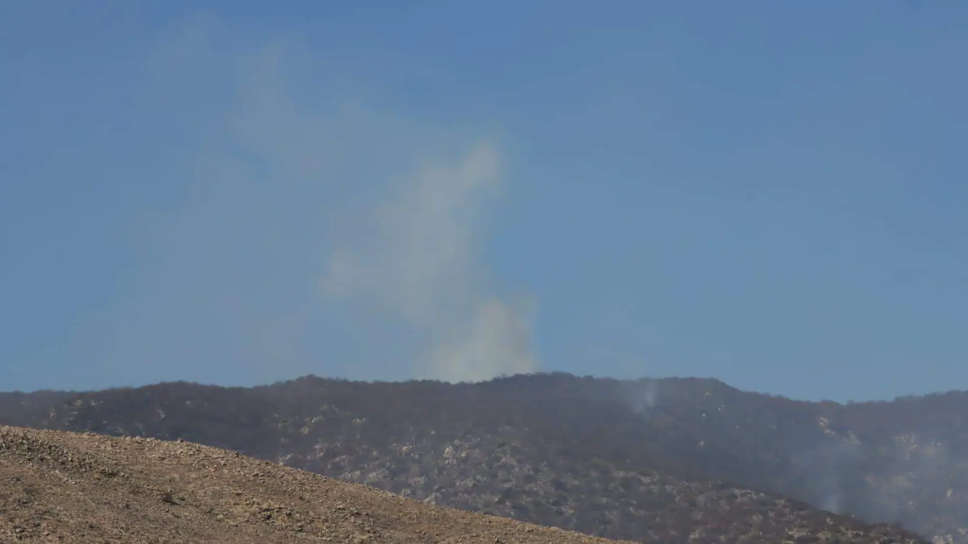 incendio en Sierra de San Miguelito (1)